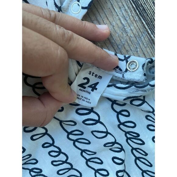 [stem] adorable scribble long sleeve t shirt #10 - Picture 2 of 4